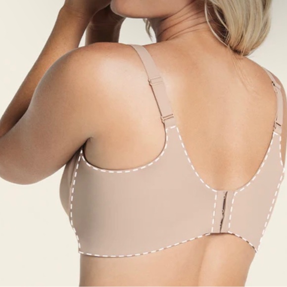 LEONISA Wome’s Everyday Wireless Support Bra - Color: Nude - M - 091054. - Picture 3 of 6